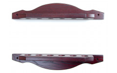 Киевница навесная из ясени, двухсоставная (на 6 киев, махагон) Киевница навесная из ясени, двухсоставная (на 6 киев, махагон)