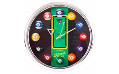 Часы настенные «12 шаров» D27 см (хром), пластик Часы настенные «12 шаров» D27 см (хром), пластик